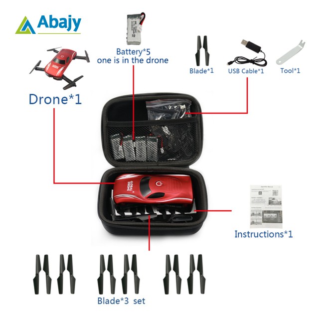 RC Túi Vỏ Cứng Aba E58 / Jy018 / Jy019 / Gw58 / X6 / E010 / E010S / E013 / E50 Drone