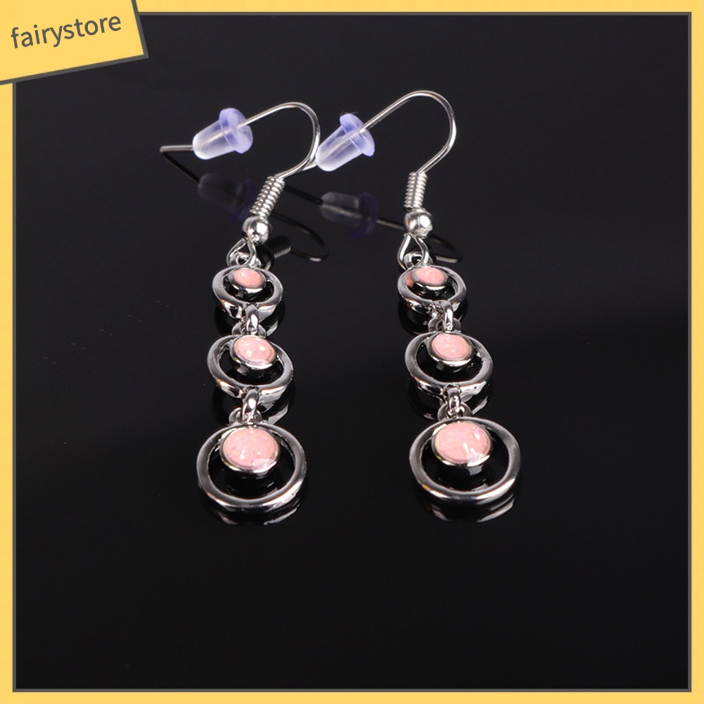 Đôi Khuyên Tai Dáng Dài Chất Liệu Thép Không Gỉ