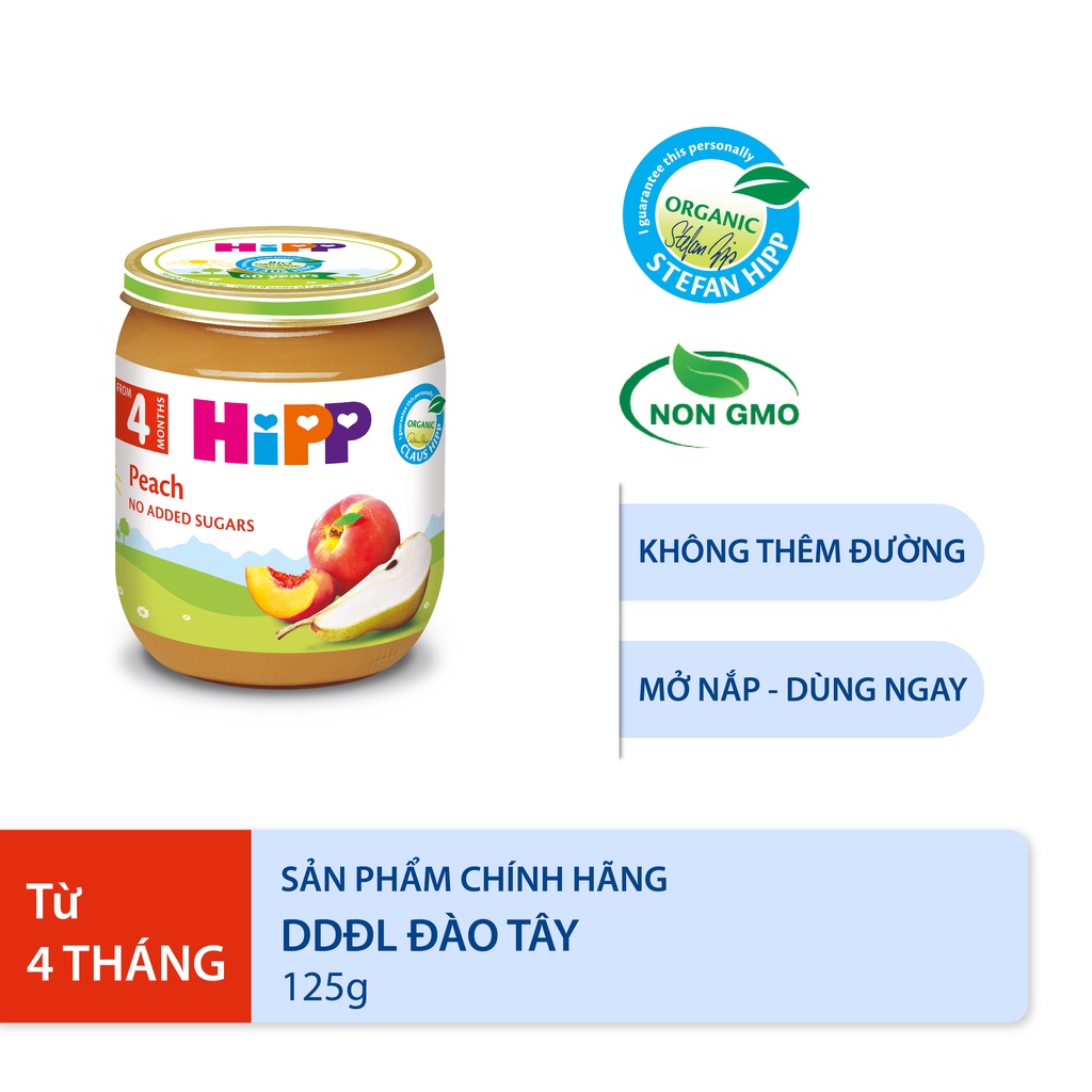 Combo ăn dặm HiPP Organic số 6: Dành cho bé ngủ sâu giấc - Nhập khẩu châu Âu