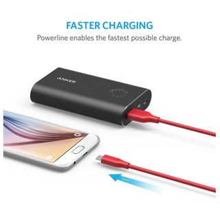 Cáp Sac ANKER PowerLine Micro USB 0.3m - A8131