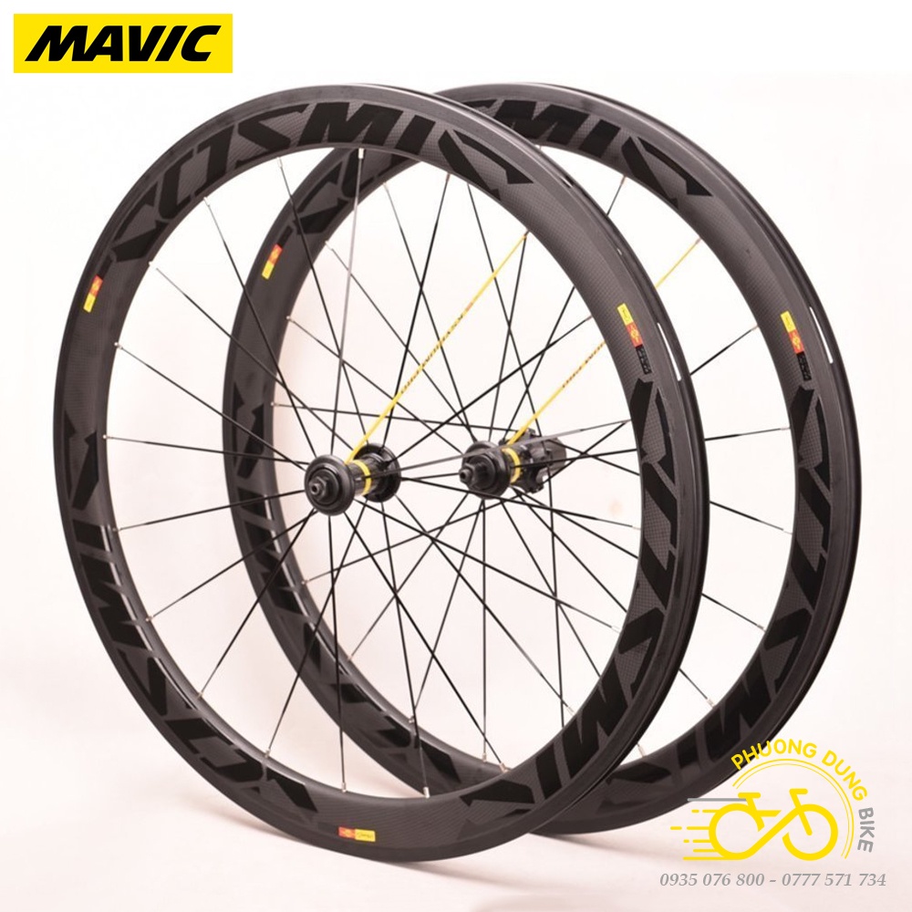 Bộ vành Carbon xe đạp road MAVIC COSMIC SLR PRO 700Cx50mm