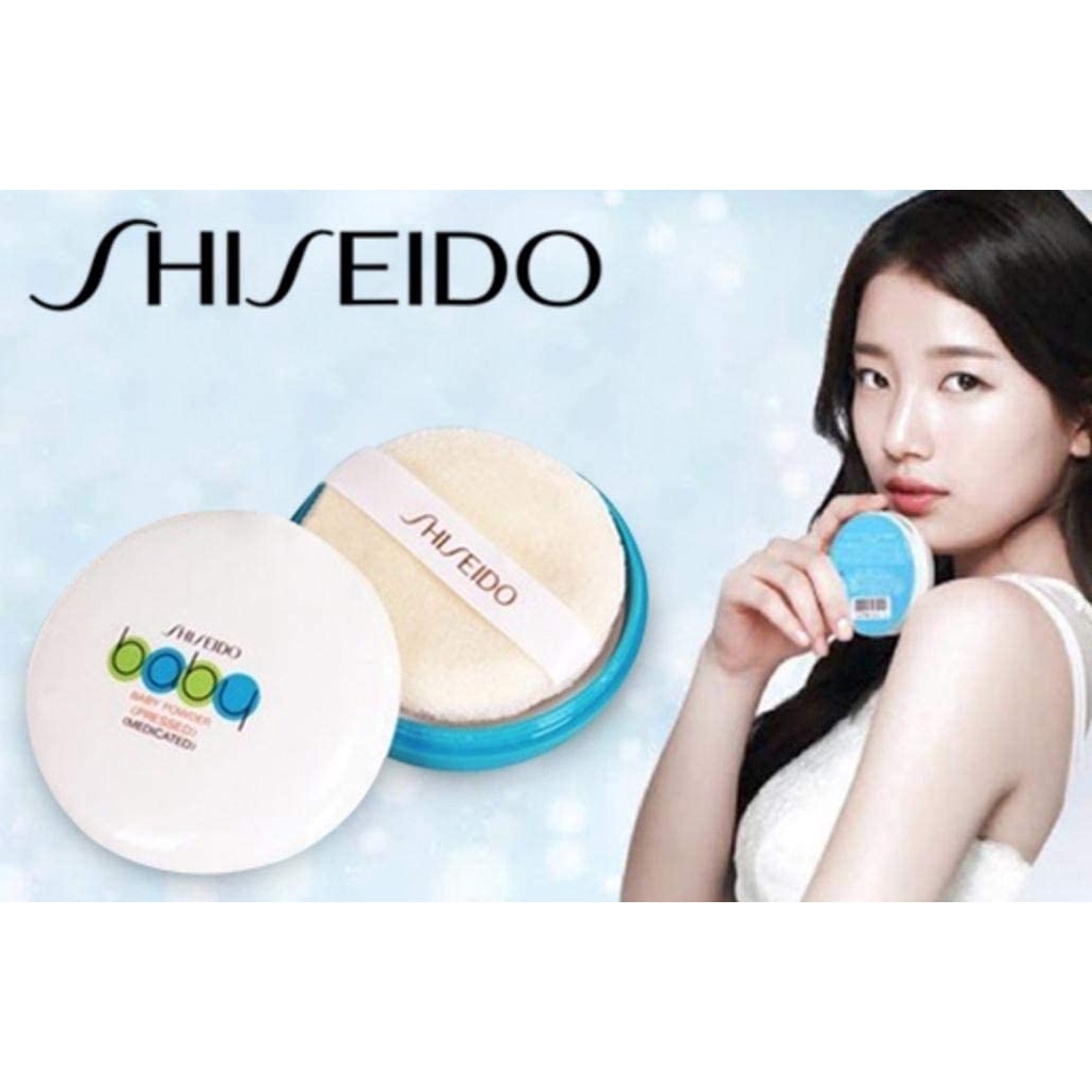 Phấn trang điểm kiềm dầu Shi.sei.do Baby Powder  50g