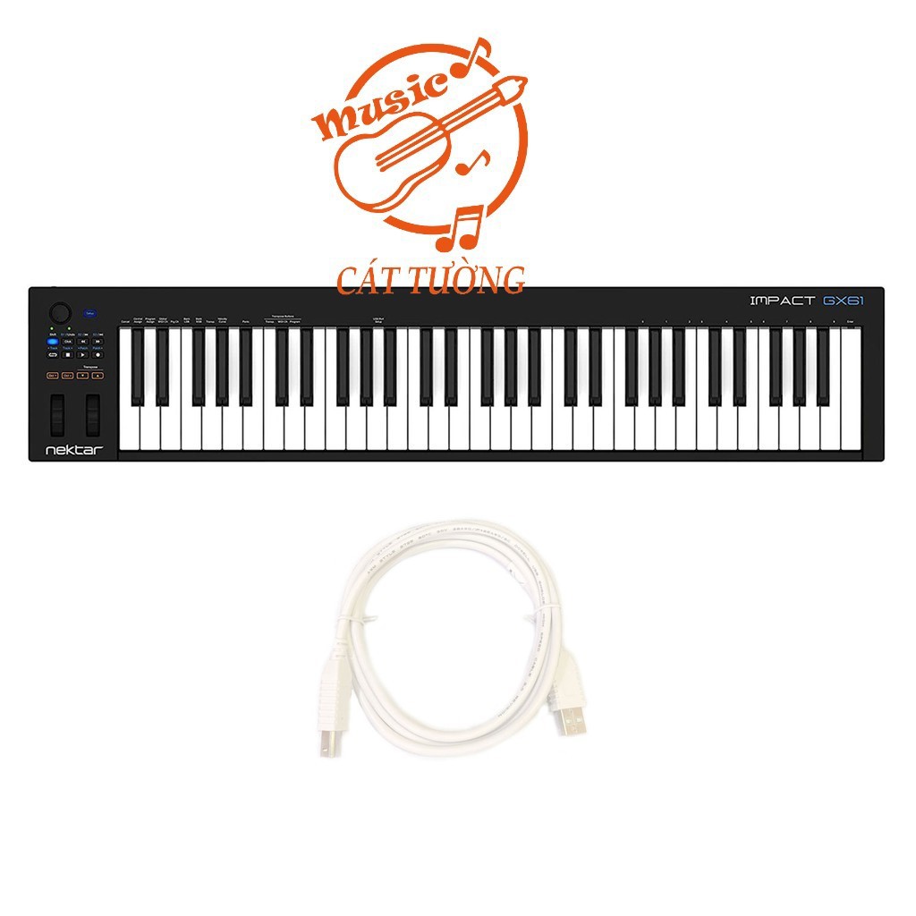 Nektar impact gx61 midi keyboard controller 61 phím cảm ứng lực bàn phím - ảnh sản phẩm 2