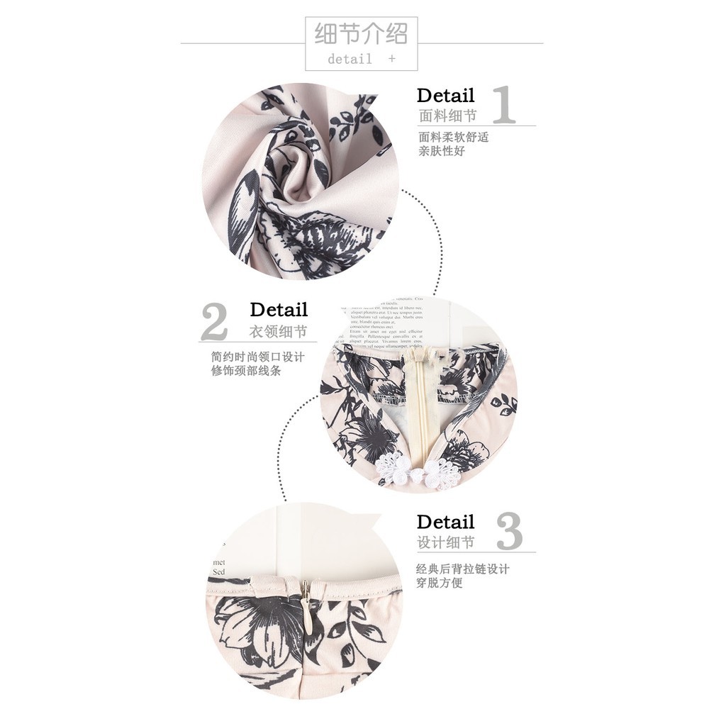 💥[Có sẵn đủ size S M L] Sườn xám hoa đen không tay | BigBuy360 - bigbuy360.vn