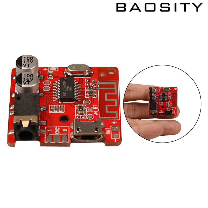 [BAOSITY]Bluetooth Receiver Board Decoder Board Music Module SNR 90dB THD+N -70dB red