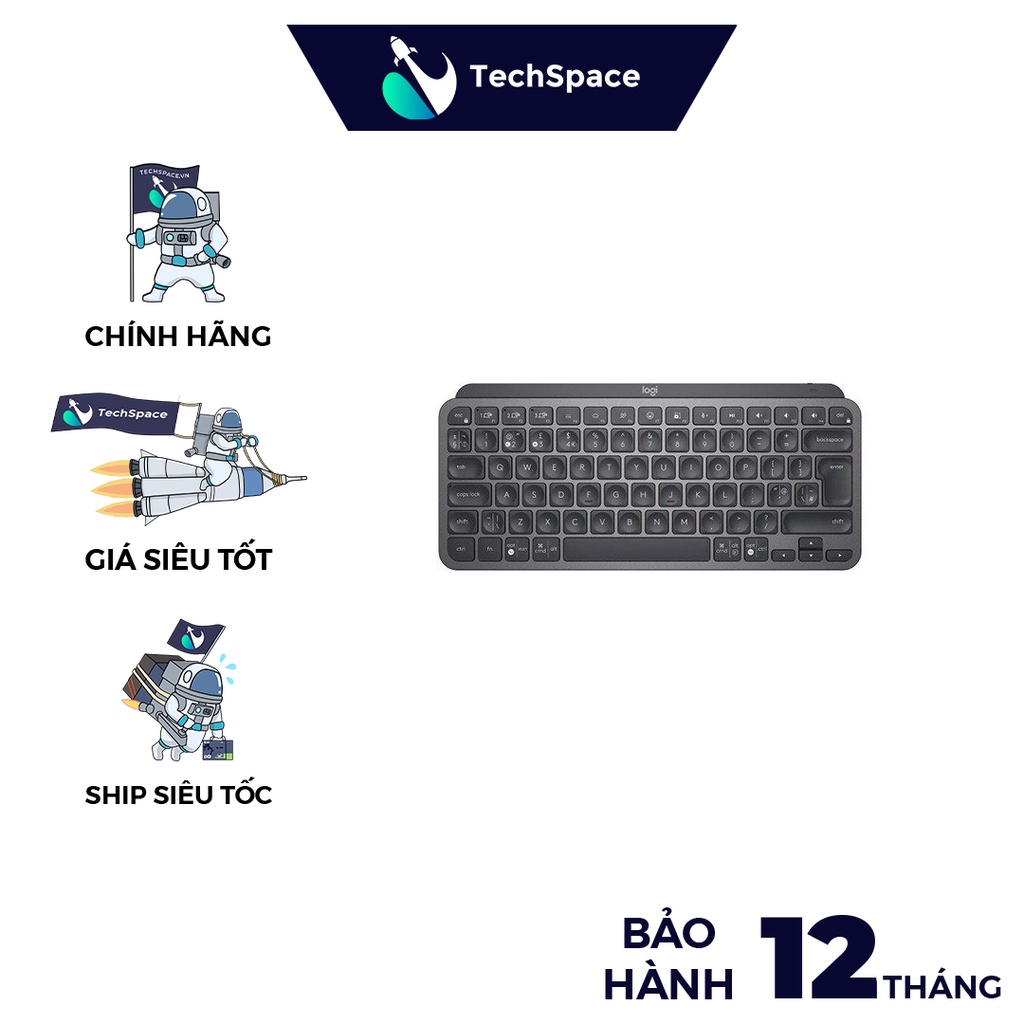 Bàn phím Logitech MX Keys Mini (Hàng chính hãng) -Bảo hành 12 tháng