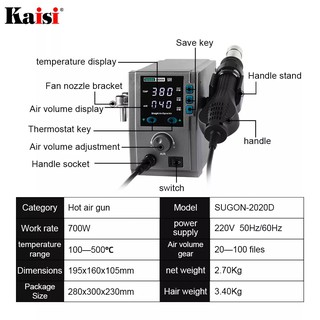 Máy khò SUGON 2020D 700W