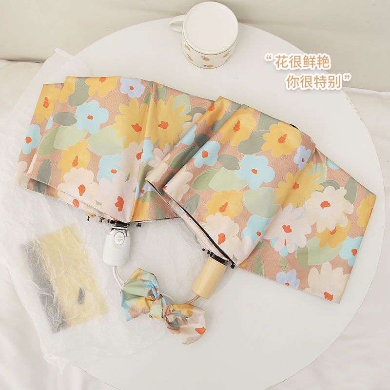 Dù Gấp Tự Động Mini Chống Tia UV Cao Cấp Tiện Lợi Dễ Sử Dụng