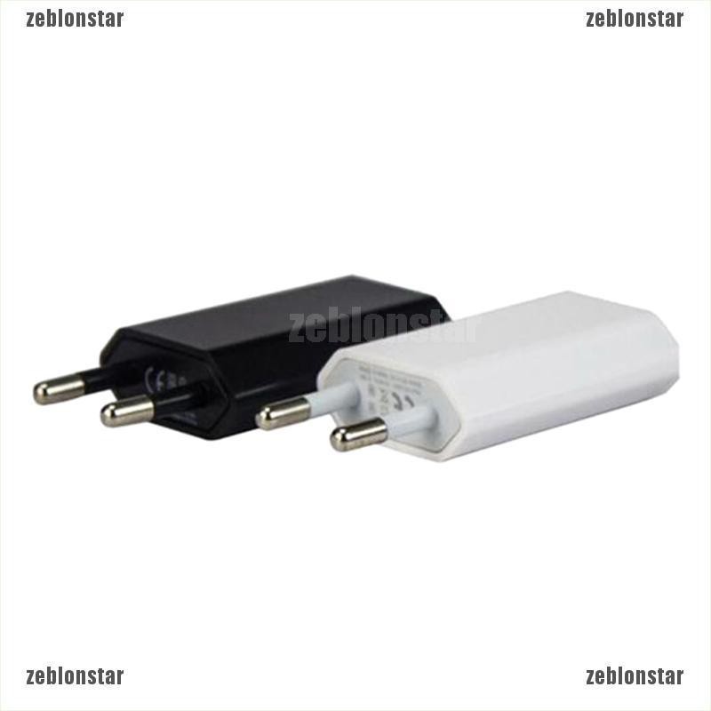 Phích cắm sạc USB AC chuẩn Châu Âu chuyên dụng cho iPhone Samsung