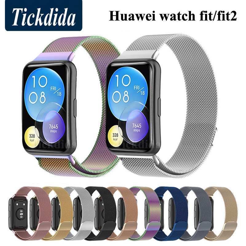 Dây Đeo Inox Milanese Cho Đồng Hồ Thông Minh Huawei Watch Fit 2