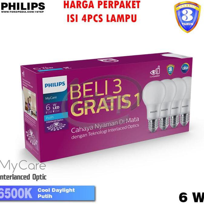 Bóng Đèn Led Philips 7w Mua 3 Tặng 1