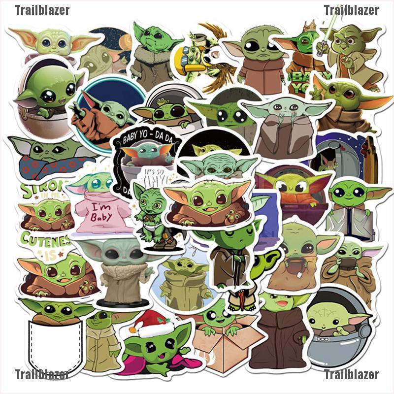 Set 50 Sticker Dán Trang Trí Hình Nhân Vật Hoạt Hình Ngộ Nghĩnh