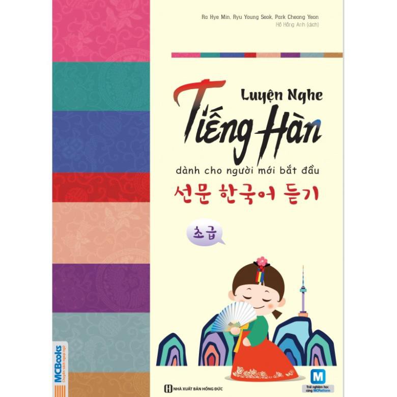 Sách Combo Luyện Nghe Tiếng Hàn + 6000 Câu Giao Tiếp Tiếng Hàn Theo Chủ Đề Và 500 Động Từ Tiếng Hàn Cơ Bản