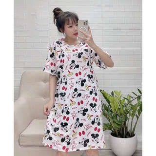 đầm suông mickey xinh xắn