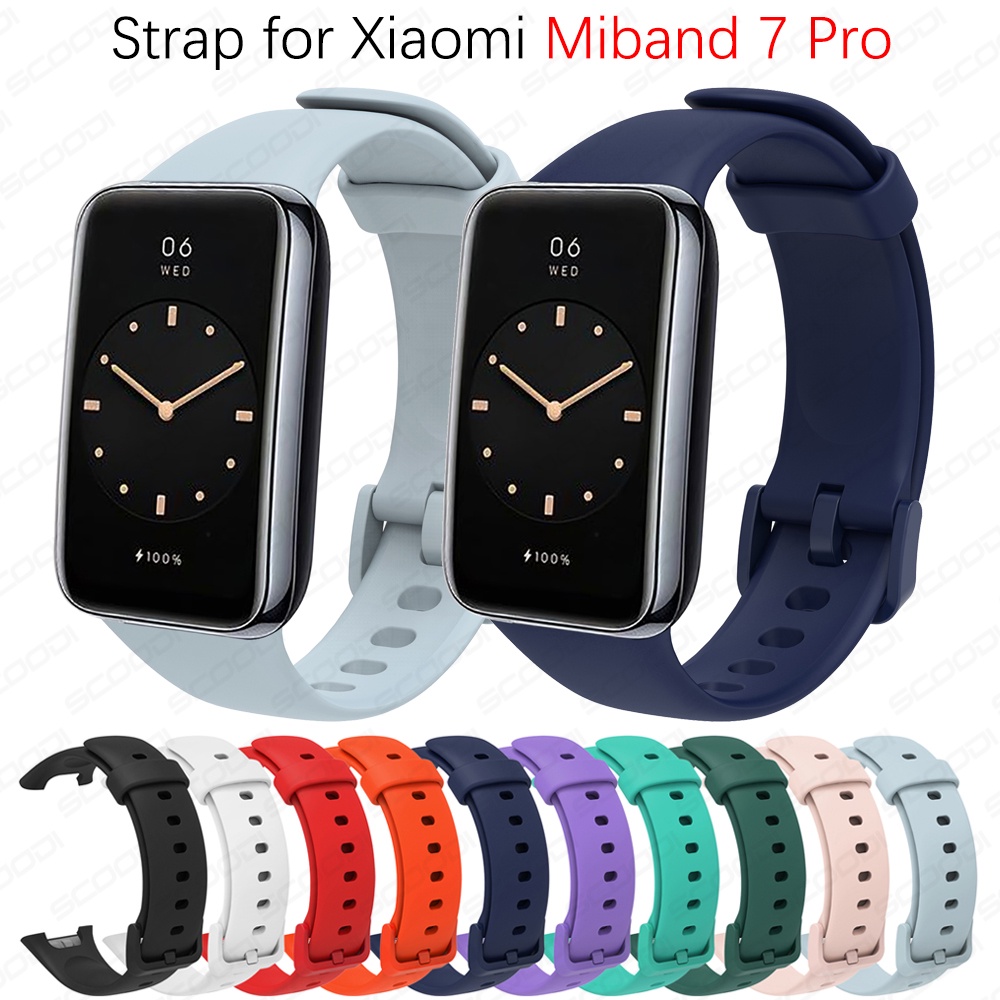 Dây Silicone Thay Thế Cho ĐồNg Hồ Xiaomi Mi Band 7 Pro
