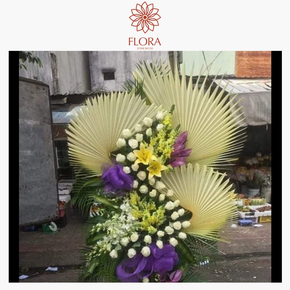 Lá cọ non nõn cọ cắm hoa , trang trí decor siêu đẹp chụp hình FLORA DECOR store