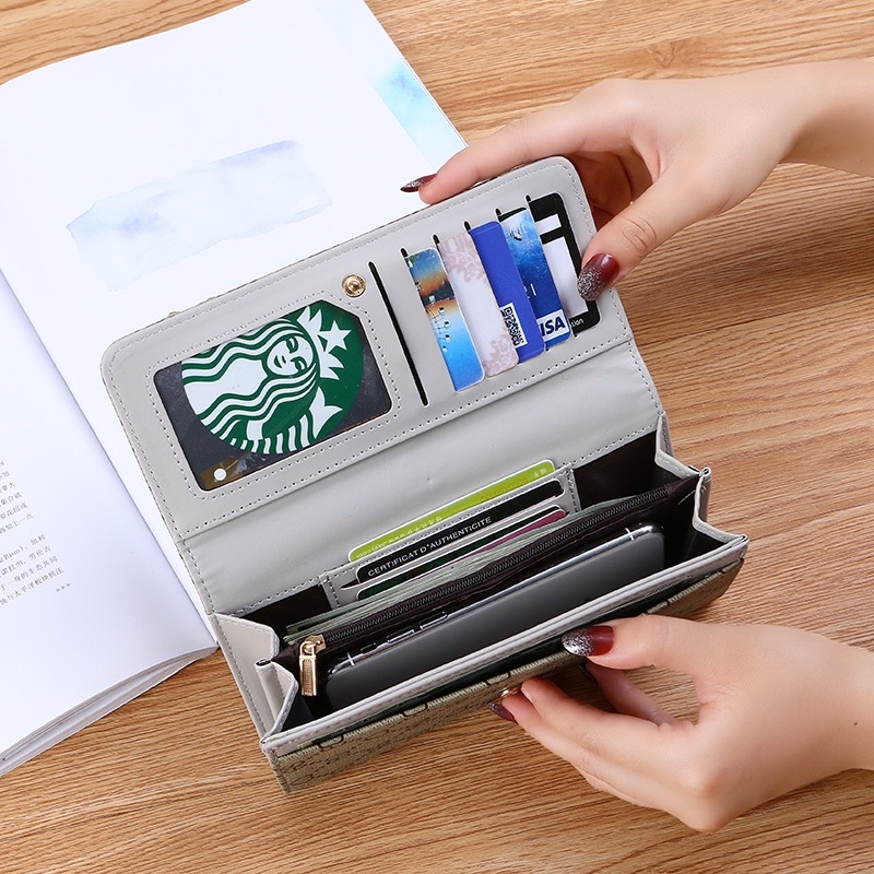 Ví Cầm Tay Nữ Dài Tiện Dụng Sang Trọng Hoạ Tiết Đẹp ( Mã 89 )