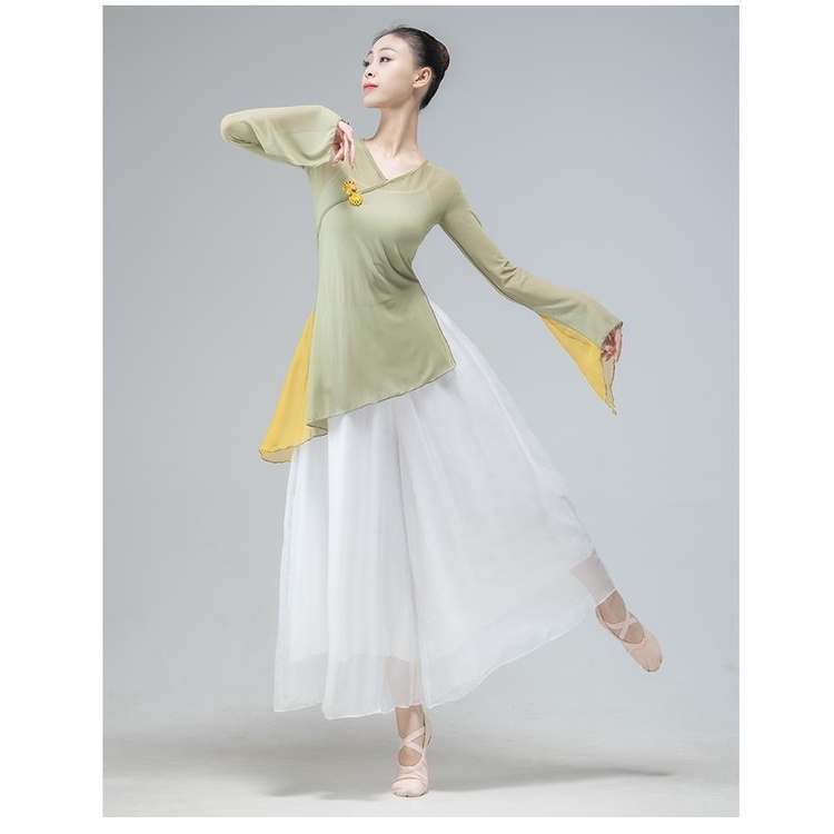 Trang Phục Sườn Xám Biểu Diễn Múa Truyền Thống Trung Hoa Cổ Điển Cho Nữ