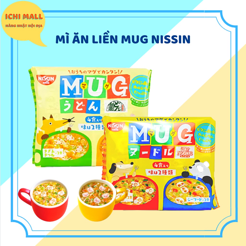 (Date 2023) MÌ MUG NHẬT CHO BÉ TỪ 1 TUỔI NHẬT BẢN
