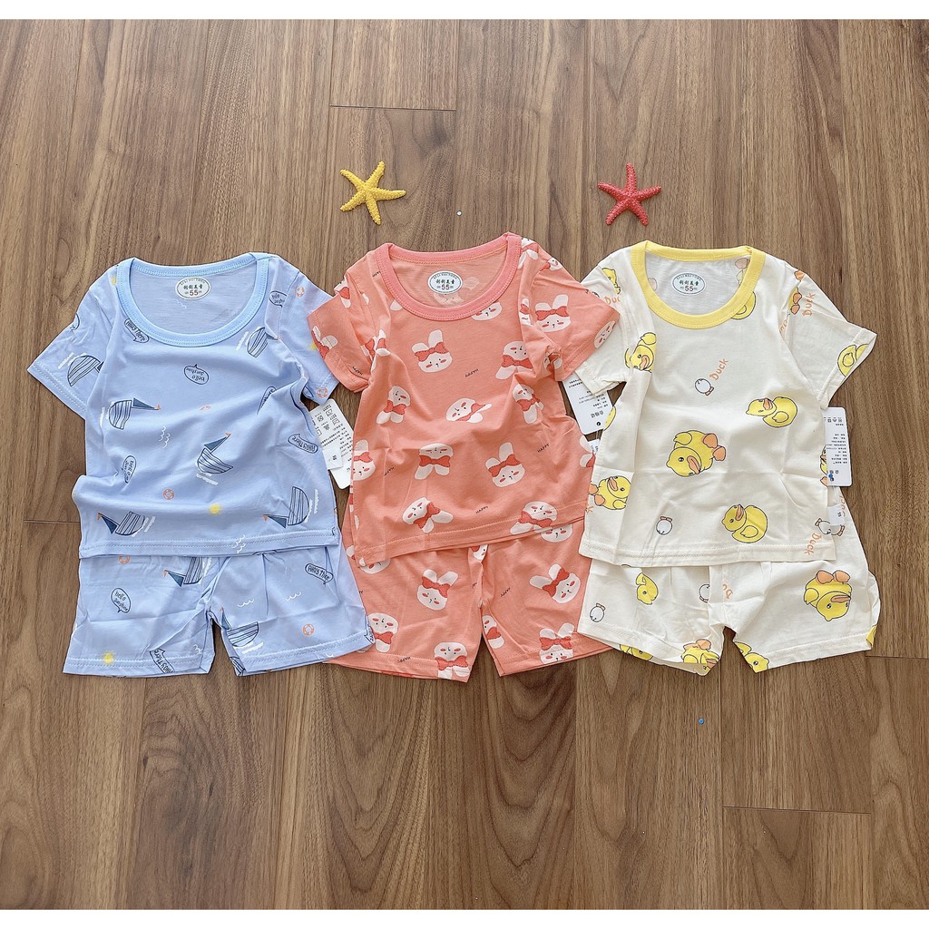 BÁN SỈ BỘ COTTON GIẤY SIÊU MÁT QUẢNG CHÂU CHO BÉ