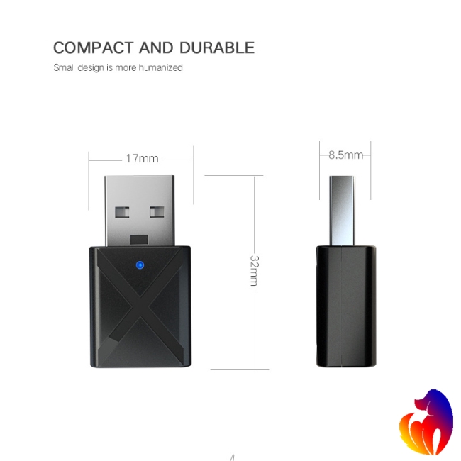 Blackhole Bộ Thu Phát Âm Thanh Bluetooth 5.0 2 Trong 1 Jack 3.5mm