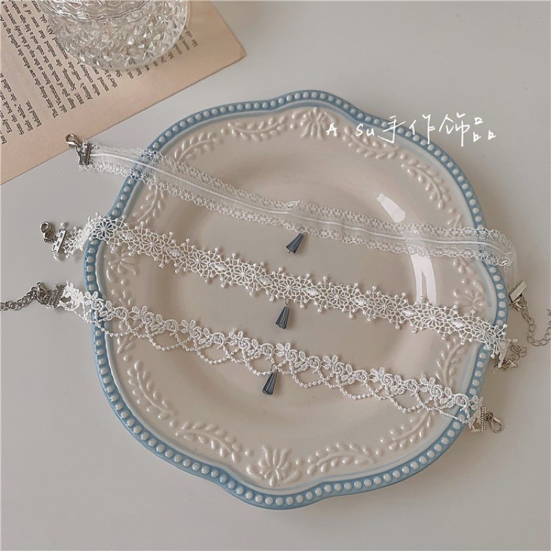 Choker ren hoạ tiết nổi mã 90-A1