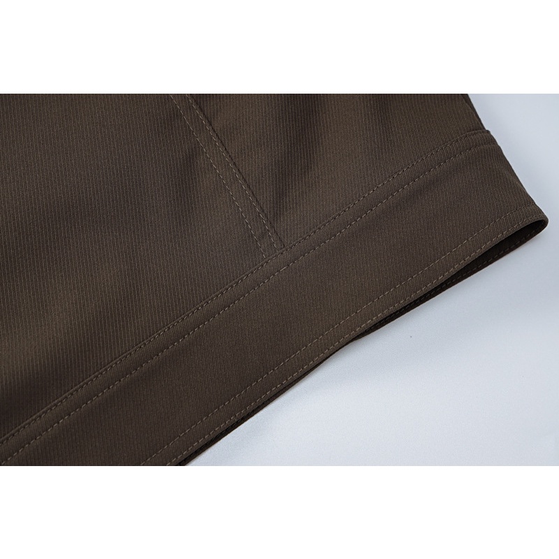 Áo Khoác Tay Dài Phối Túi Thiết Kế Đơn Giản Thời Trang Cá Tính Cho Nữ