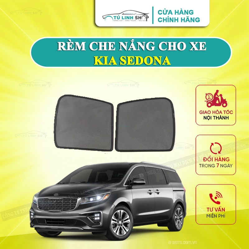 Rèm che nắng nam châm cho xe Kia Sedona ( 2 tấm cửa trước ), hàng loại 1 cao cấp nhất, vừa khít kính