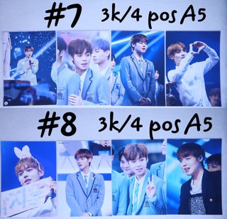 (Có sẵn) Sale poster A5 Jihoon / Daniel