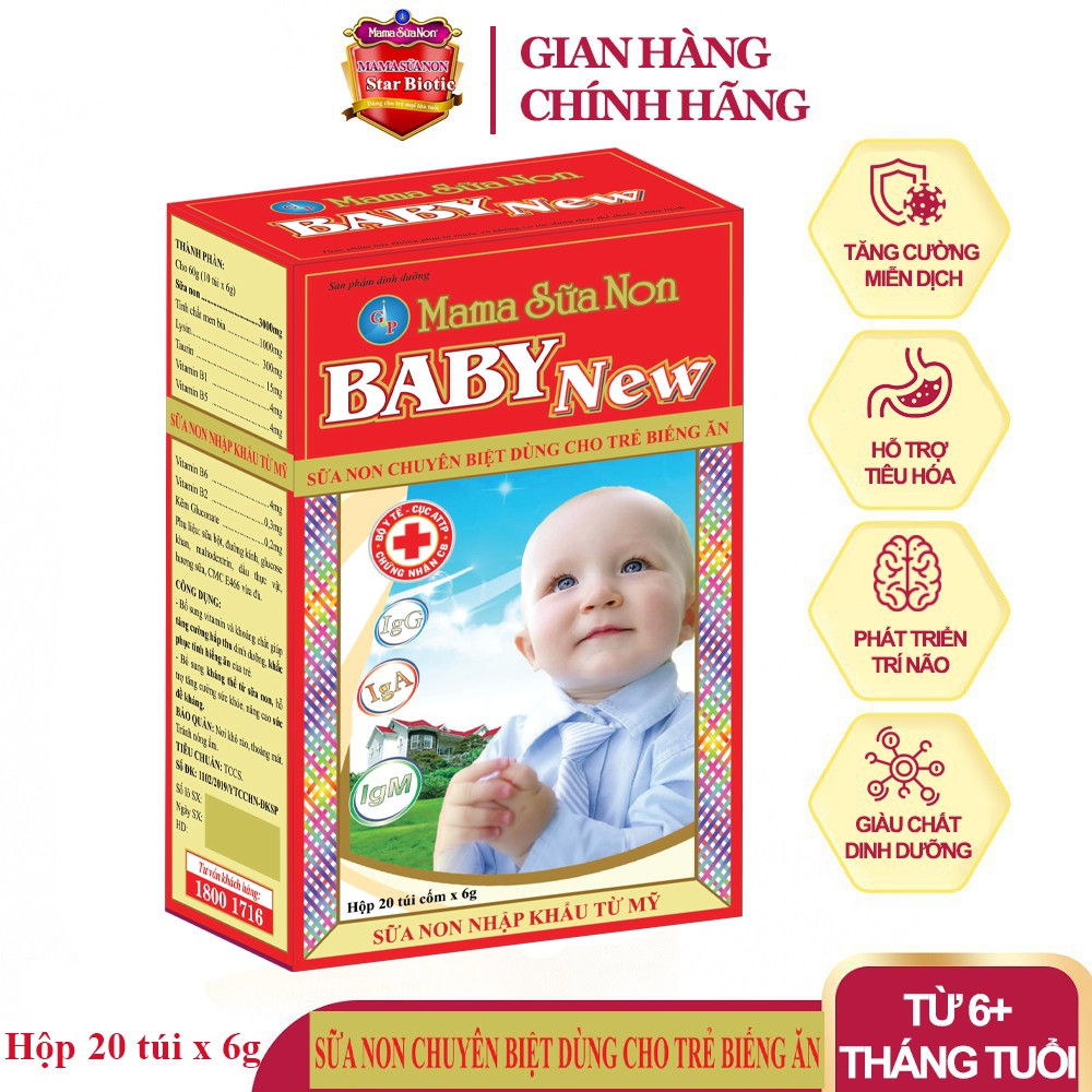 [ HÀNG CHÍNH HÃNG ] Sữa non Baby New G&P France