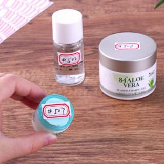 Giấy dán đánh dấu chai lọ 64 miếng