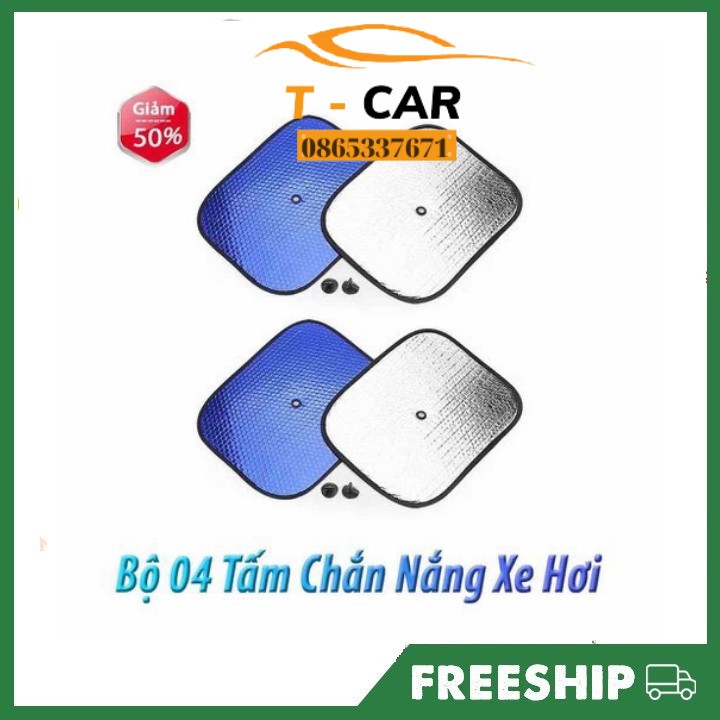 Bộ 2 Tấm Che Nắng Cửa Bên Ô TÔ | Chống Nắng Hoàn Hảo | Phù Hợp Mọi Dòng Xe !