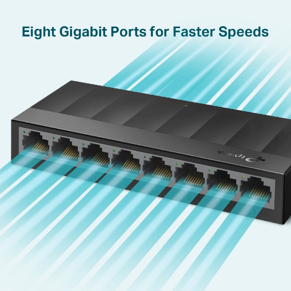 Bộ chia mạng TP-LINK LS1008G Gigabit 8 cổng - Bảo hành chính hãng 24 tháng