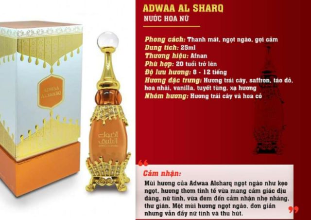 [GIÁ_HỦY_DIỆT]❤Tinh dầu nước hoa dubai ADWAA AL SHARQ