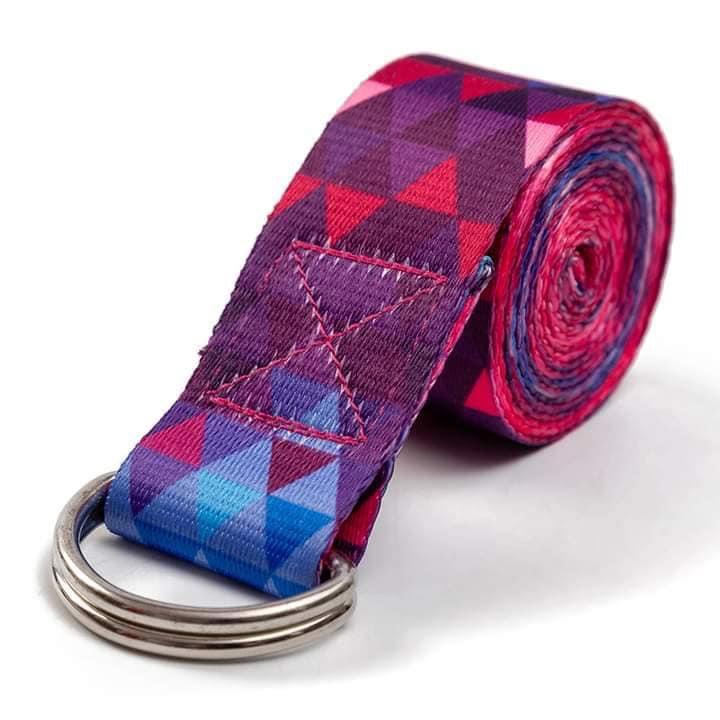 Dây tập Yoga sợi cotton 1m8 - Thư Viện Yoga - Kích thước 1.8m x 3,8cm, chất liệu cotton