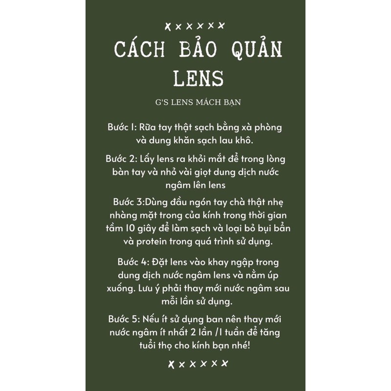 20 Mẫu Lens GRAY Độc Quyền Bên G'S LENS