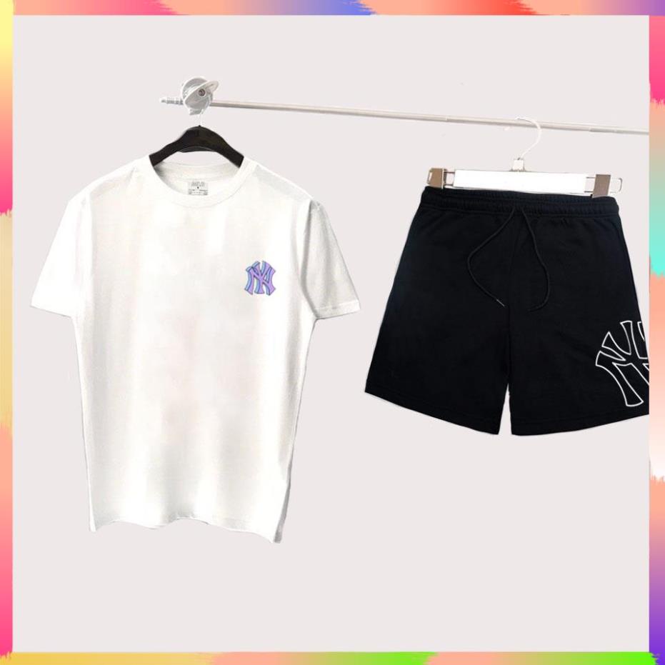 Bộ Thể Thao Nam Nữ NY MLB LIKE Bộ Quần Áo thun Unisex NY MLB LIKE