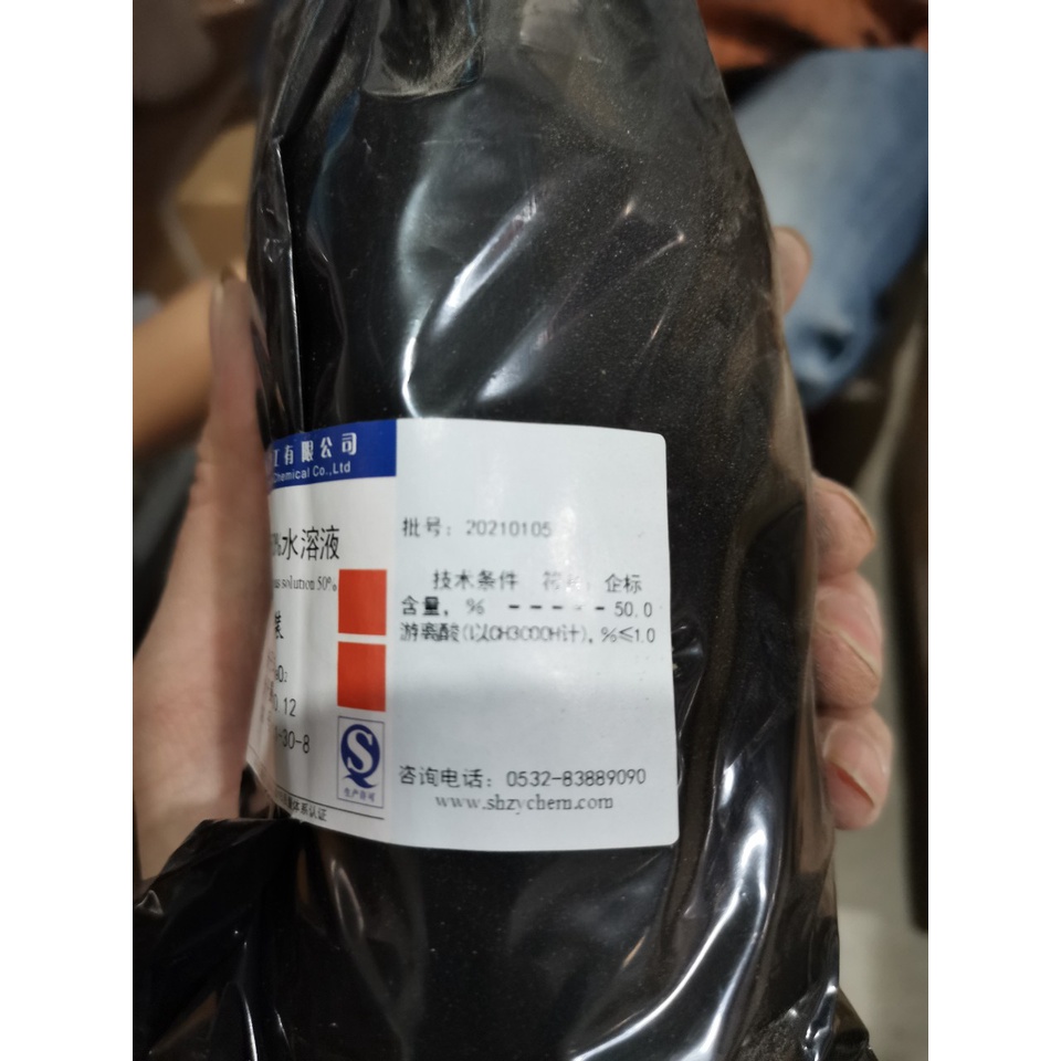 Hóa chất Glutaraldehyde 50% CAS 111-30-8 C5H8O2 chai 500ml Cidex Glutaral