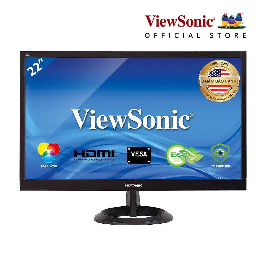 Màn hình 22 inch ViewSonic - VA2261H-2 BH 36 THÁNG