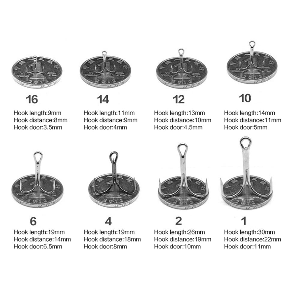 100 lưỡi câu cá carbon siêu bền
