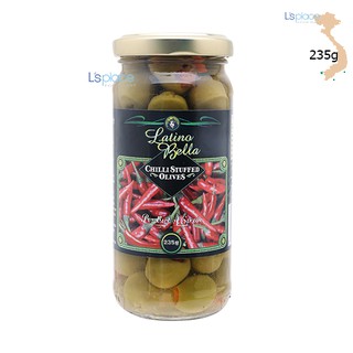 Trái oliu nhân ớt Latino Bella 235g