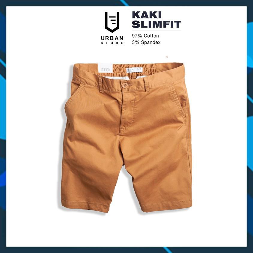 - Quần sooc Kaki extra 3% spandex Slimfit cooPure NO.2305