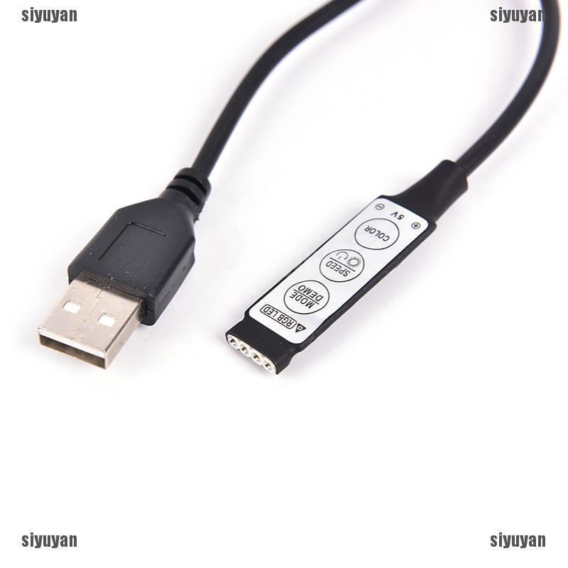 Điều khiển đèn led RGB 3 đầu USB 5V thiết kế nhỏ gọn