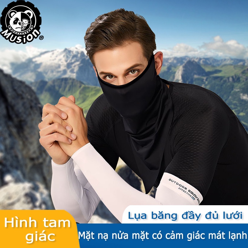 Khăn rằn tam giác thấm hút mồ hôi khô nhanh chống nắng đa năng khi đi xe đạp