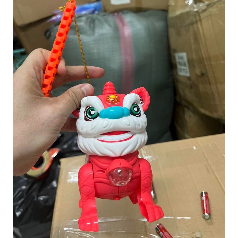 Lồng Đèn Lân Tùy Hưu Cho Bé Tặng Kèm Pin