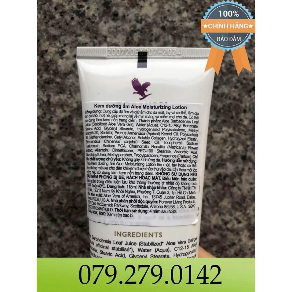 Kem Dưỡng Ẩm Aloe Moisturizing Lotion FOREVER 063flp