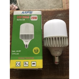 Bóng đèn led trụ nhôm 20w mpe