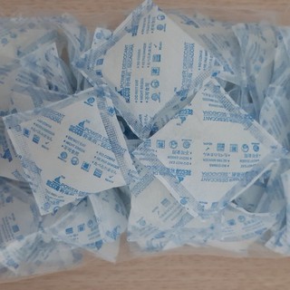 100 Gói hút ẩm Silicagel 5gr/gói | Bảo quản thực phẩm