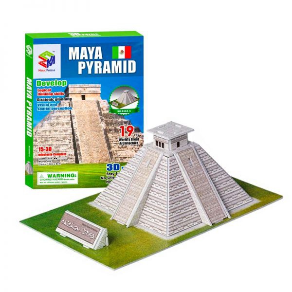 Mô Hình Giấy 3D Magic Puzzle: Kim Tự Tháp Của Người Maya