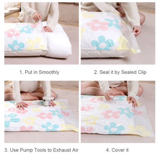 Túi hút chân không, tiết kiệm không gian